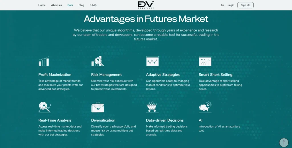 Edvi Trade algorithmic trading infrastructure
