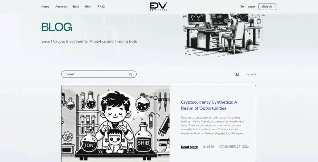 Edvi Trade educational content and trading articles